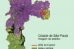 Mapa de situação - área de intervenção assinalada em vermelho<br />Imagem dos autores do projeto 