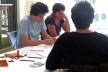 Oficina de desenho urbano MCB, equipe de trabalho, São Paulo, 2011<br />Foto divulgação 