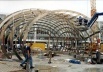 The Bubble. Montagem no canteiro de obras. Arquiteto Bernhard Franken