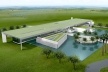 Vista sudoeste 	

<br />Desenho do escritório 