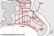 Através destes mapas é possível fazer uma comparação das transformações que ocorrerão nos fluxos na cidade de Santos após a construção da futura avenida perimetral no porto de Santos: aumento significativo dos fluxos no bairro do Macuco e nos eixos de lig