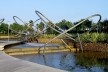 Parc Diagonal Mar, Barcelona, arquitetos Enric Miralles e Benedetta Tagliabue<br />Foto Abilio Guerra 