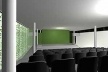 Vista interna - auditório<br />Imagem do autor do projeto 