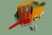 Modelo 3D - Midiateca 1<br />Imagem dos autores do projeto 