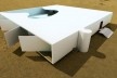 Residência Rothschild, Cesaréia, Israel, 1965, arquiteto Oscar Niemeyer<br />Modelagem tridimensional Marco Milazzo e Rômulo Almagro 
