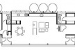 Casa de Mount Wilson, planta<br />Desenhos: A. Guerra 