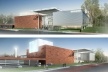 Concurso de Propostas Arquitetônicas para o futuro SESC Guarulhos, 1º lugar. Arquitetos Renato Dal Pian e Lilian Dal Pian<br />Desenhos do escritório 