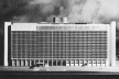 Maquete do projeto original do Hospital de Clínicas (1942), de Jorge Machado Moreira [CZAJKOWSKI, Jorge. Op. cit., p. 121]