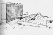 Perspectiva da última versão do Hospital de Clínicas [CZAJKOWSKI, Jorge.  Op. cit., p. 123]