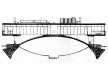 Casa ponte (Casa sobre o arroio), corte longitudinal, Mar del Plata, 1947. Arquiteto Amancio Williams<br />Imagem divulgação 