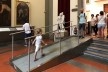 Rampa na Galleria Dell’Accademia, Florença<br />Foto Larissa Scarano, 2018 