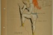 Desenho exposto na mostra Lina and Gió: The Last Humanists<br />Desenho Gio Ponti  [Arquivo Gio Ponti de Milão]