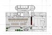 Sesc Avenida Paulista, planta 14º pavimento - comedoria, escritório Königsberger Vannucchi, 2018<br />Imagem divulgação  [Königsberger Vannucchi Arquitetos Associados]