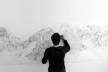 Eduardo Pizarro projetando<br />Foto divulgação 