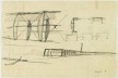 Estação Largo 13 de Maio da CPTM, São Paulo, 1985. Arquitetos João Walter Toscano, Odiléa Setti e Massayoshi Kamimura<br />Prancha original 