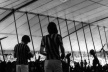 Xoro Roxo se apresentando no festival folk de Ris Orangis, 1980<br />Foto divulgação 