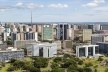 Vista aérea dos edifícios de Brasília DF<br />Foto Chronus  [Wikimedia Commons]