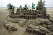 Castelo de areia em Copacabana<br />Foto Antônio Agenor Barbosa 