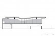 Casa de fim de semana em São Paulo, corte longitudinal. Arquiteto Angelo Bucci / SPBR<br />Desenho divulgação 