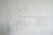Desenho na parede de escritório de Oscar Niemeyer (ver nota 51).<br />Foto Victor Hugo Mori 