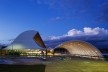 Sarah Brasília Lago Norte, galpão para esportes náuticos, Brasília DF<br />Foto Nelson Kon  [LIMA, João Filgueiras (Lelé). "Arquitetura - uma experiência na área da saúde"]