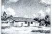 Casa do Tatuapé em gravura de R. Mertig, 1936 - primeiro documento iconográfico da casa [Livro resenhado, p. 203]