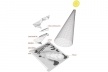 Praça do Natal, Natal RN Brasil, diagrama praça explodida, 2° lugar Concurso Público de Arquitetura. Estúdio América, 2009<br />Desenho escritório 