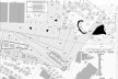 Área da Estação Férrea – planta baixa<br />Imagem do autor do projeto 