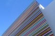 Fachada norte - brises<br />Imagem dos autores do projeto 