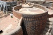 Casas adornadas de barro, aldeia de Tiébélé<br />Foto Renato Barbieri 