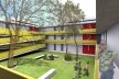 Pátio interno. Concurso Habitação para Todos - CDHU. Edifícios de 3 pavimentos - 1º Lugar.<br />Autores do projeto  [equipe vencedora]