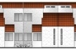 Elevação frontal das casas<br />Imagem dos autores do projeto 