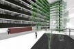 Perspectiva da praça superior -  Rua Rodrigo Silva<br />Imagem dos autores do projeto 