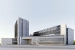 Centro de Referência em Empreendedorismo do Sebrae-MG, pavilhão – embasamento, 2º lugar. Arquiteto Francisco Spadoni, 2008<br />Desenho escritório 