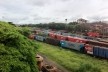 Pátio de manobras de trens, área central, Araraquara<br />Foto Abilio Guerra 