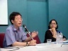 Hugo Segawa e Mirthes Baffi foram reeleitos<br />Foto Ângelo Arruda 