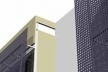 Detalhe da fachada<br />Imagem do autor do projeto 