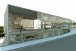 Centro de Referência em Empreendedorismo do Sebrae-MG, perspectiva rua Boturobi, menção honrosa. Arquitetos Danilo Ribeiro Cardoso Terra, Juliana Assali Terra e Pedro Tuma, 2008<br />Desenho escritório 