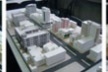 Maquetes que apresentam o resultado do exercício realizado e os 3 trechos trabalhados pelos estudantes, formando o novo eixo residencial de apoio às atividades produtivas previstas para o 4º Distrito [Acervo da disciplina]