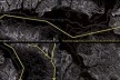 Mapa com itinerário do sobrevôo sobre São Paulo