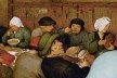 O casamento do camponês, Pieter Bruegel (o velho), detalhe, 1567<br />Foto divulgação  [Kunsthistorisches Museum de Vienna]