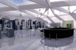 Museu Pelé, interiores. Arquiteto Ney Caldatto e equipe [Arquivo Ney Caldatto]