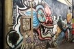 Grafite em La Paz/Bolívia, presente a figura da “cholita”<br />Foto Adriana Idalina Rojas Gutierrez 