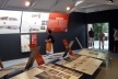 Exposição Schools no pavilhão da Finlândia, que mostrava a produção dos últimos 10 anos na construção de sete edifícios escolares<br />Foto Flavio Coddou 