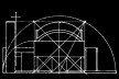 Capela de São Miguel, esquema geométrico, Itu SP, 1994. Arquiteto Affonso Risi