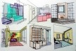 Croquis, estudos e pesquisa [Acervo da autora]