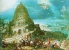 Hendrick van Cleve, "Torre de Babel", Stockholm University, Estocolmo