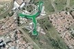 Inserção da maquete no terreno<br />Imagem dos autores do projeto 