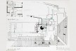 Casa E1027, aspectos e plano de circulação de 1923, Roquebrune-Cap-Martin, França. Arquiteta Eileen Gray, 1926-1929<br />Imagem divulgação  [Riba Collections]