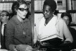 Clarice Lispector e Carolina Maria de Jesus<br />Foto divulgação  [Website IMS]